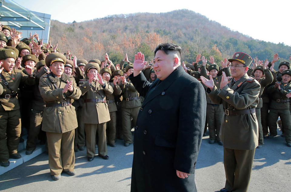 North Korea leader Kim Jong-un has spooked world markets as he presses ahead with his ballistic missile programme (AFP/Getty Images)