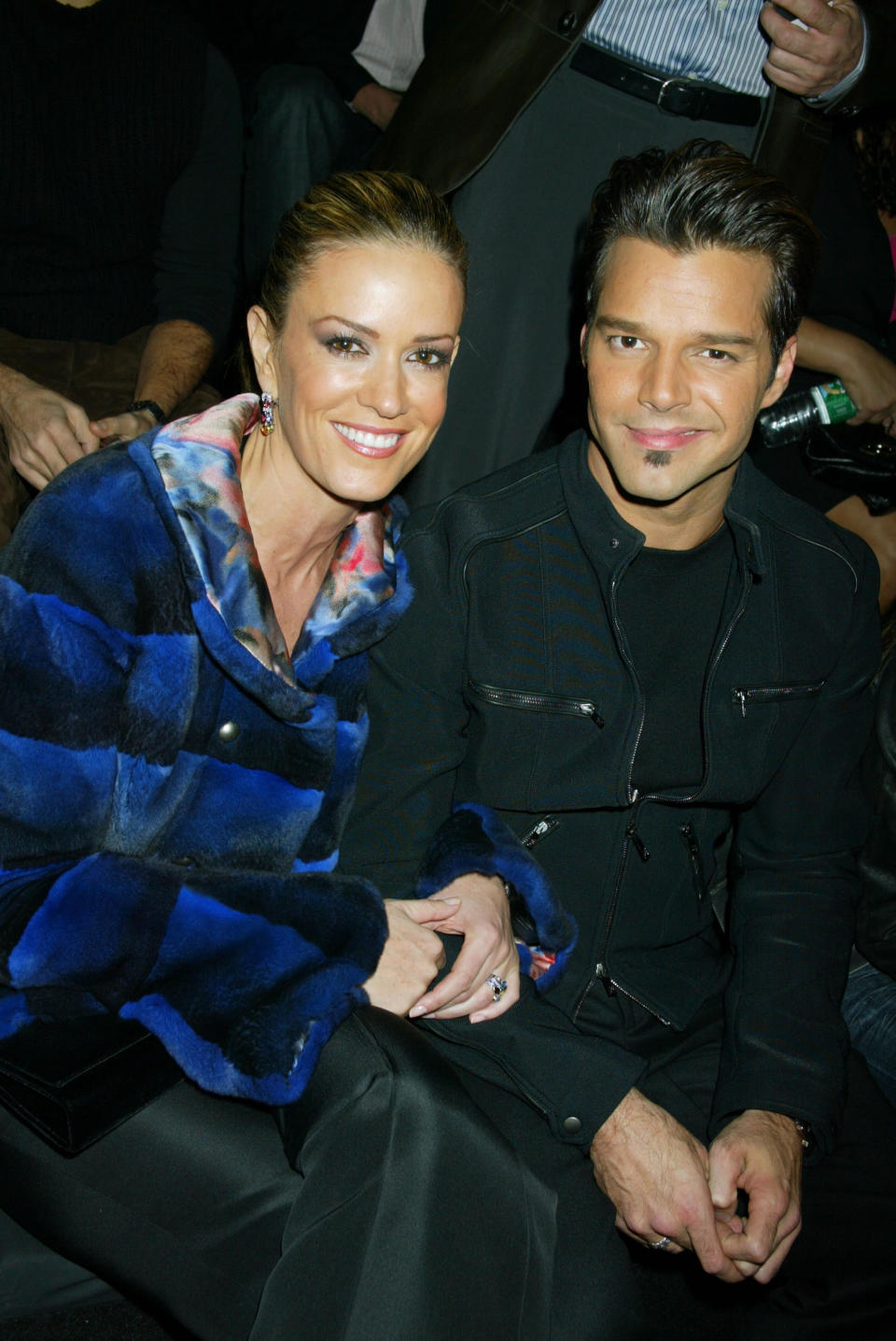 Rebecca de Alba and Ricky Martin