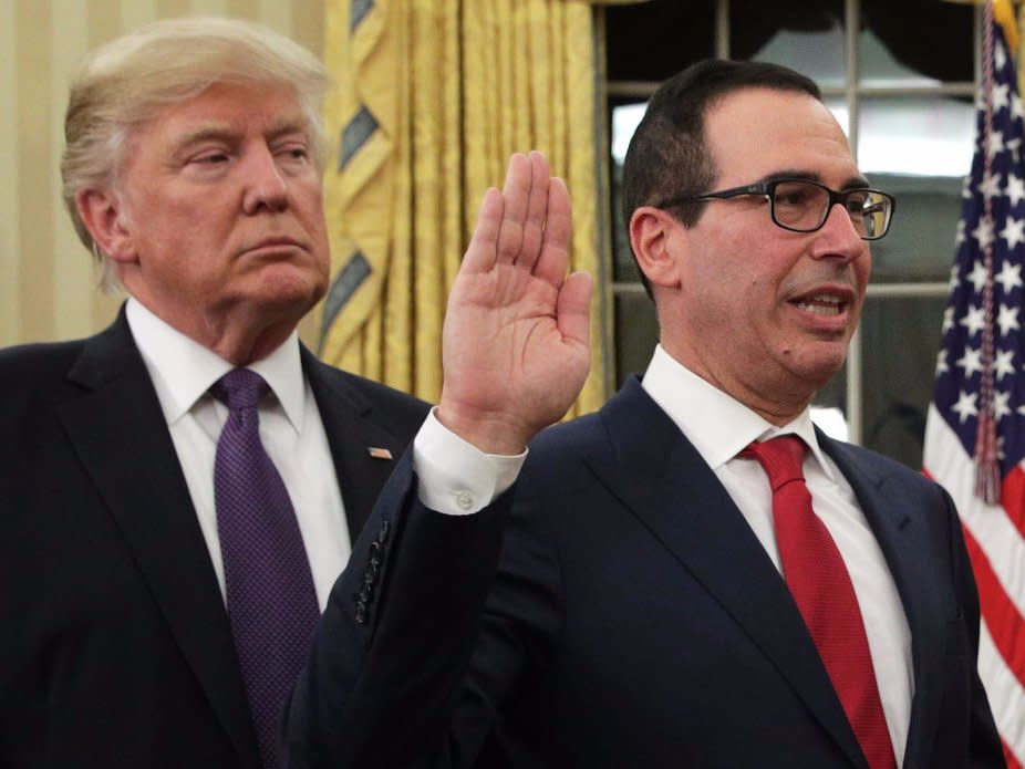 Donald Trump Steven Mnuchin