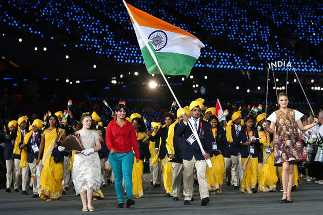 #2 Madhura Honey<br> The lady who walked next to flag bearer Sushil Kumar for the entire lap of the Olympic Stadium during the opening ceremony created a lot of buzz as nobody had a clue as to who she was. She was later identified as madhura Nagendra, a post-graduate from Bengaluru.