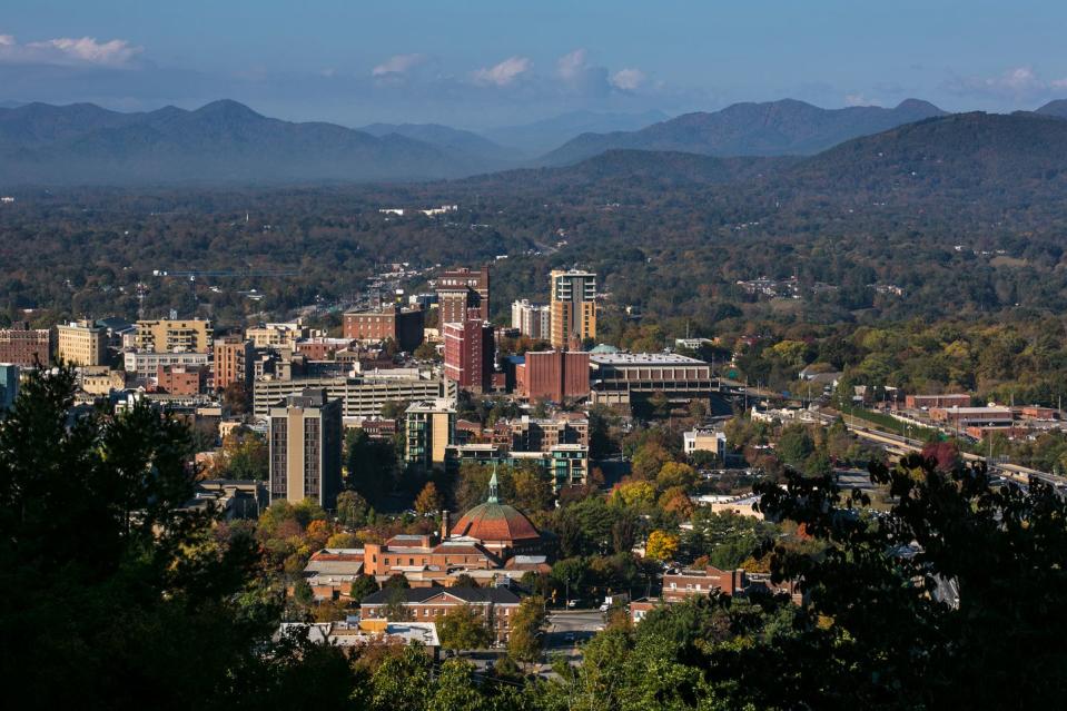 1) Asheville, North Carolina