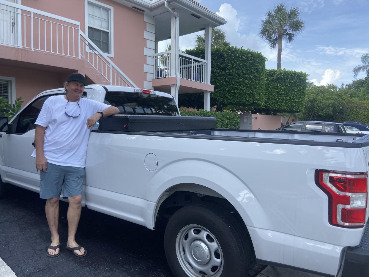 Rob Robinson, of Lake Worth, Florida, traveled 650 miles to buy the truck he spent a year looking for. (Photo courtesy of Rob Robinson)