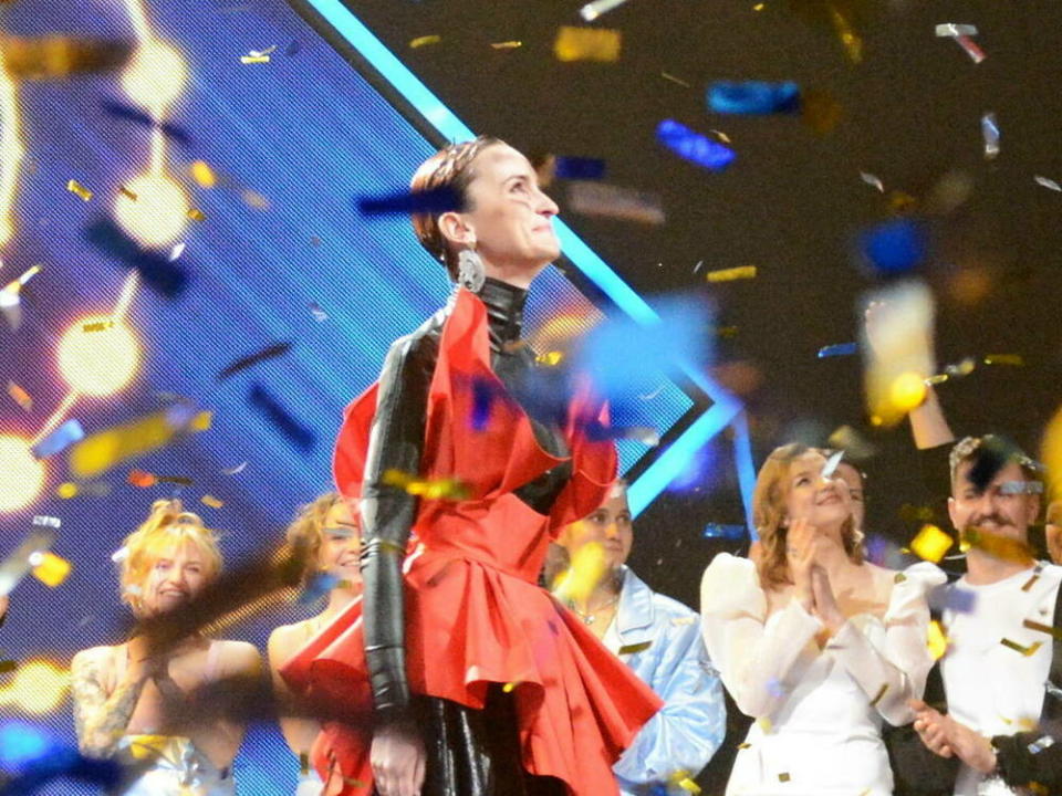 Die Ukraine schickt auch 2021 die Band Go_A mit Sängerin Kateryna Pawlenko (vorne) zum ESC. (Bild: imago images/Pacific Press Agency)