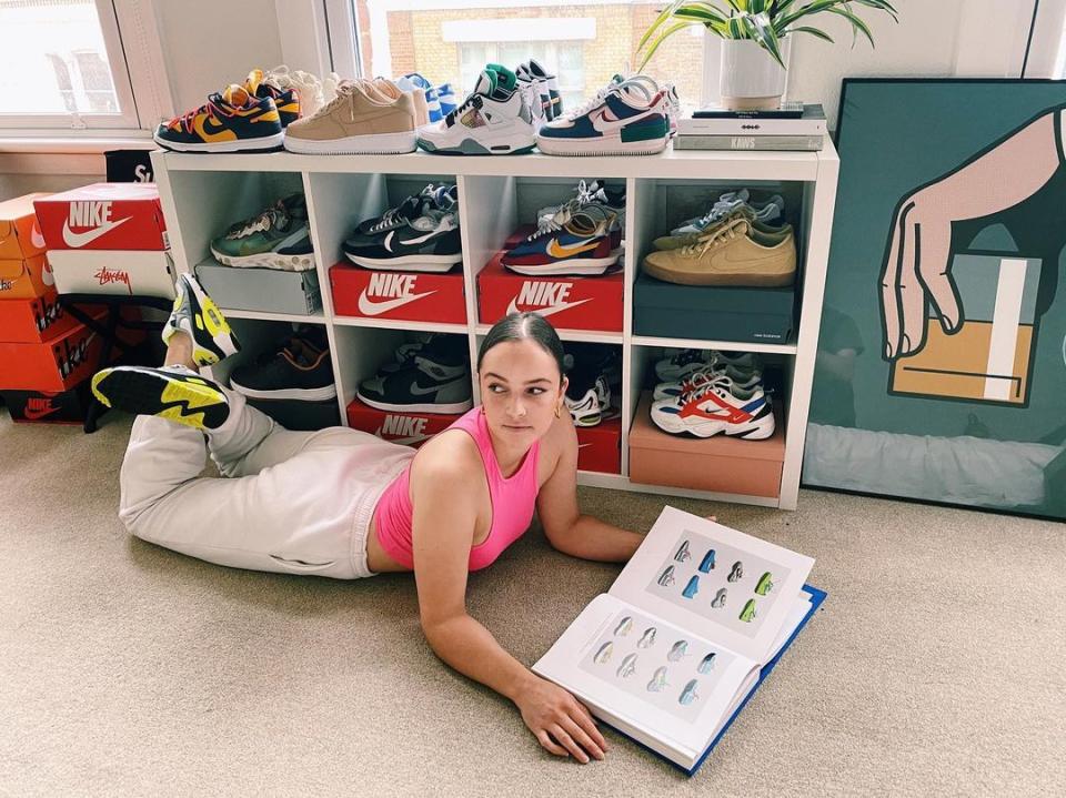 Social media manager and sneaker influencer Titi Finlay is confident brands will have inclusive sneaker sizing by the end of this year. (Photo by Titi Finlay) 