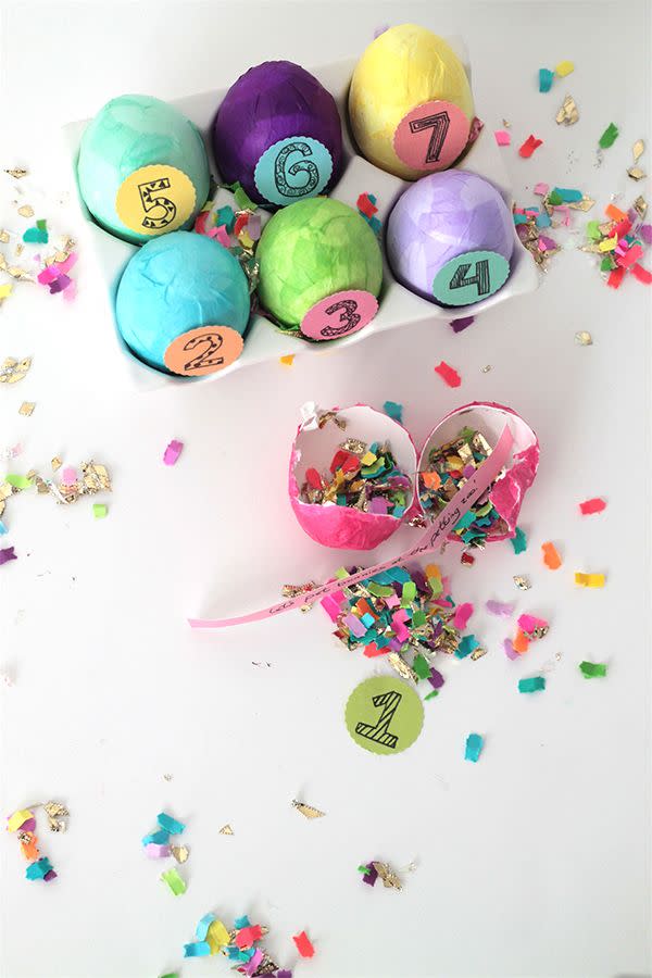 Confetti Easter Egg Advent Calendar
