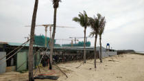 First phase of the resort project by Suncity is under construction near the beach coastline of Hoiana, Vietnam March 26, 2018. Picture taken March 26, 2018. REUTERS/Farah Master