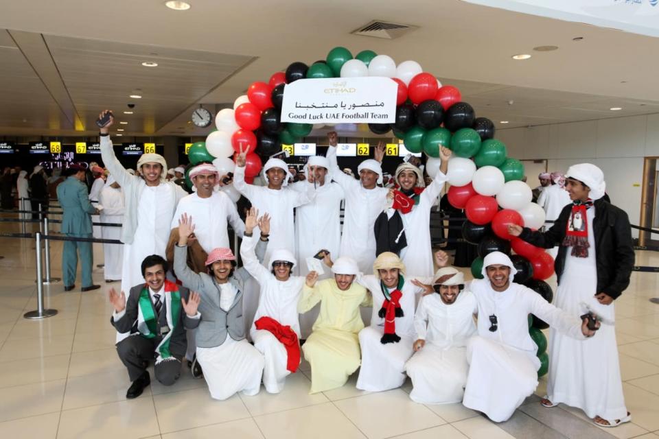 UAE football fans