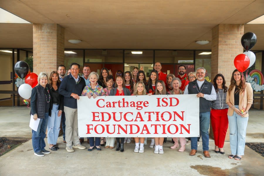 Pictures from the Carthage ISD Education Foundation grant patrol, courtesy of Carthage ISD Education Foundation