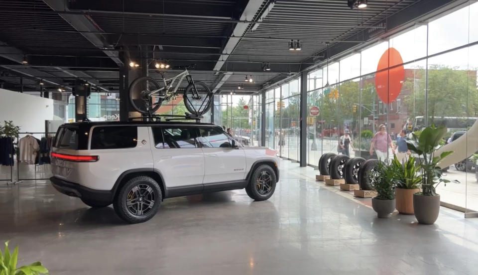 Rivian Spaces retail concept in New York City's Meatpacking District