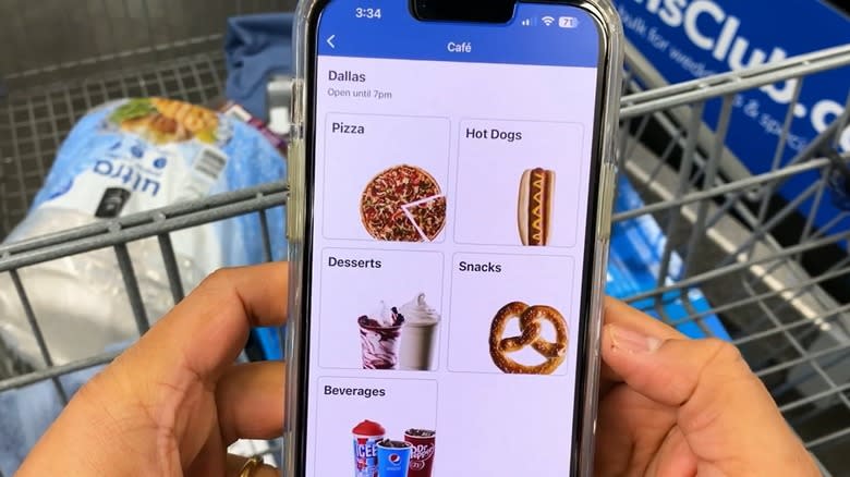 Sam's Club phone app