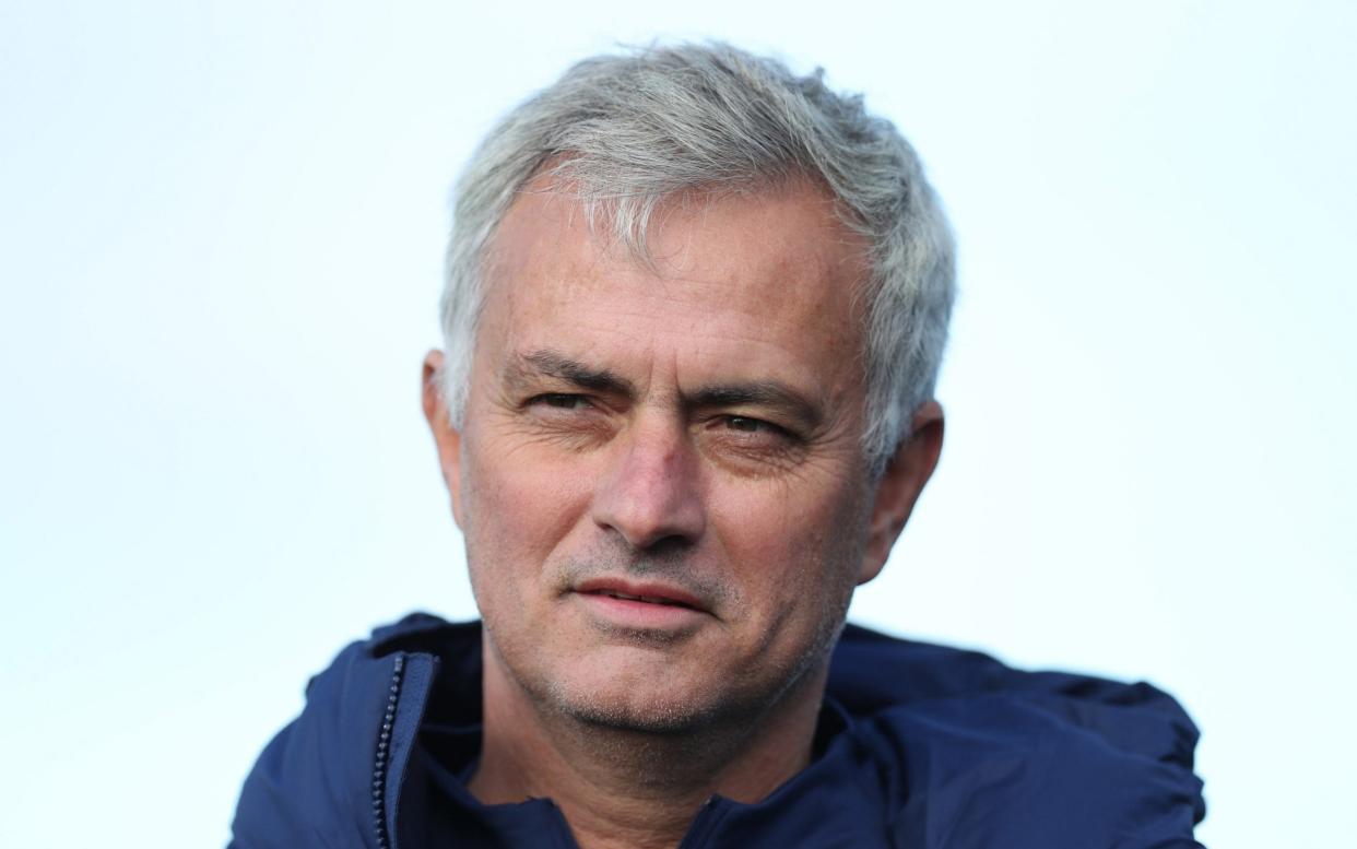 Jose Mourinho, Head Coach of Tottenham Hotspur during the Tottenham Hotspur training session at Tottenham Hotspur Training Centre on October 15, 2020 in Enfield, England - Tottenham Hotspur FC 