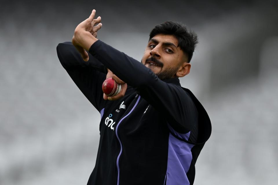Rising stars: Shoaib Bashir (above), Gus Atkinson and Jamie Smith all signal a changing of the guard for England (Getty Images)