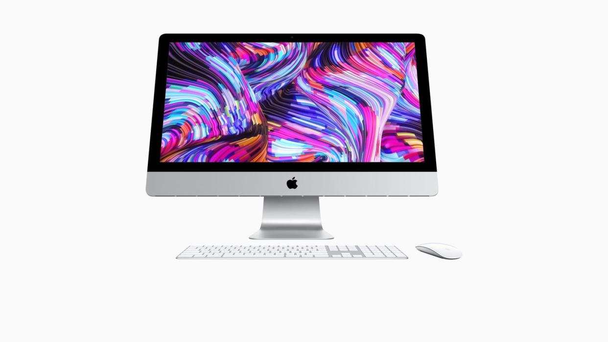 Drastisch mehr Geschwindigkeit verspricht Apple für die neue Generation seiner iMacs. Foto: Apple