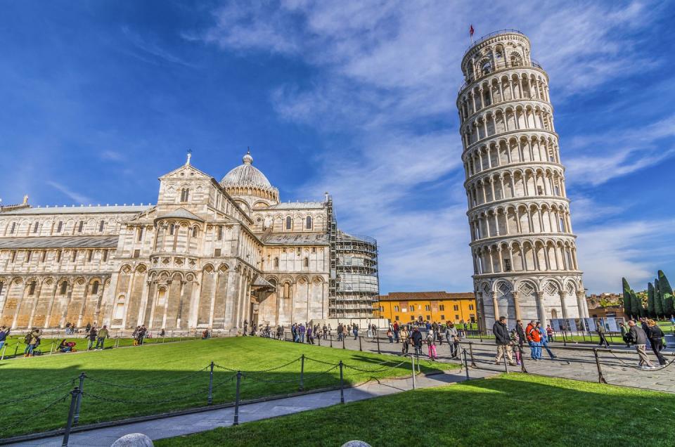 Leaning Tower of Pisa in Pisa, Italy