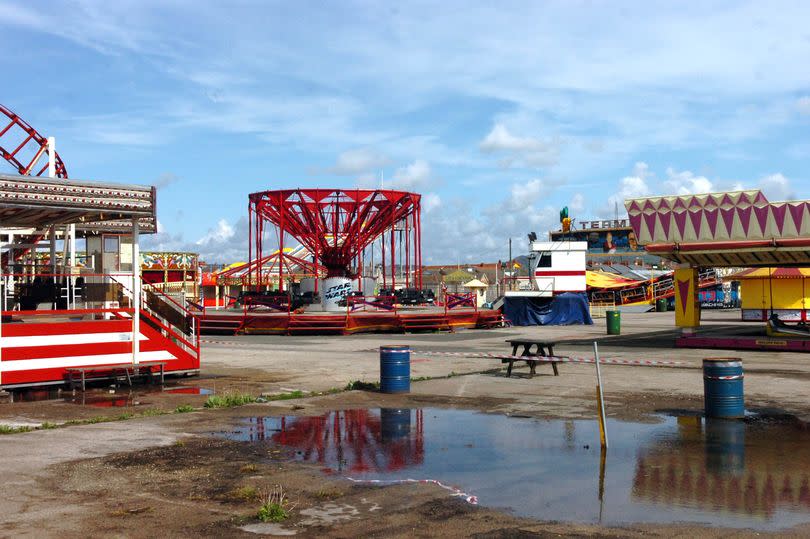 The former Ocean Beach funfair in Rhyl was once a major visitor attraction