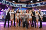 <p>There is a ton of press attention that goes with appearing on <em>DWTS</em>. From revealing the team pairings to week by week elimination updates, the cast are <a href="https://www.youtube.com/watch?v=vAlbuRvv0Y0" rel="nofollow noopener" target="_blank" data-ylk="slk:regulars on the morning talk show;elm:context_link;itc:0;sec:content-canvas" class="link ">regulars on the morning talk show</a> circuit. </p>