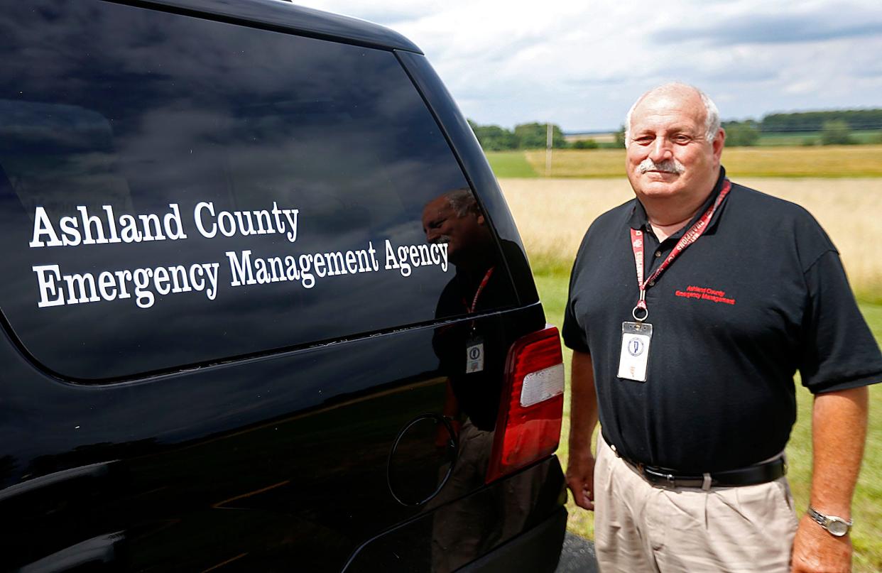 Mark Rafeld served as Ashland County Emergency Management Agency director for 15 years. He retired on July 29.