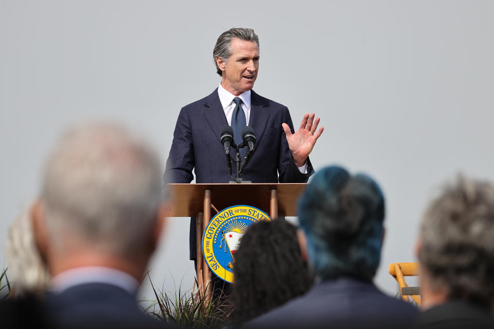 California Gov. Gavin Newsom. 