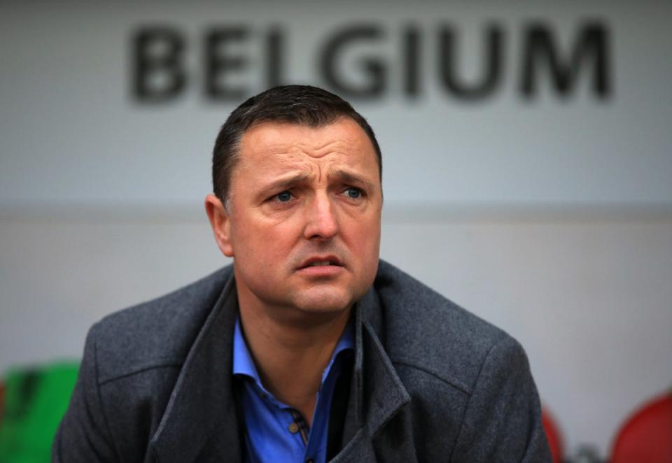 Belgium head coach Ives Serneels suggested his Swedish counterpart may be nervous (Nick Potts/PA) (PA Archive)