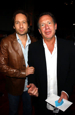 David Duchovny and Garry Shandling at the Hollywood premiere of Universal Pictures' Friday Night Lights