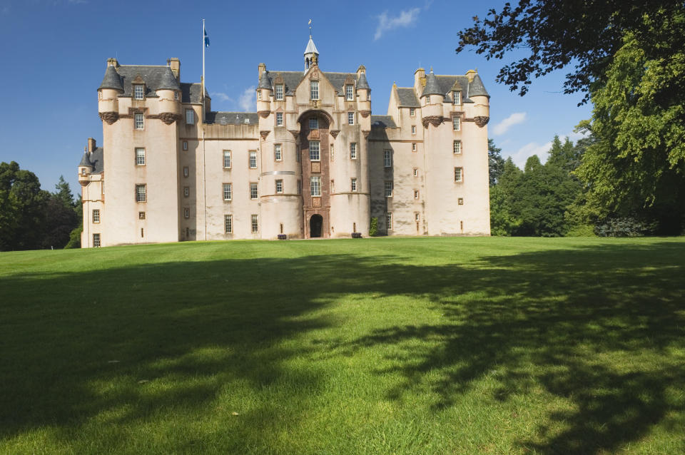 Fyvie Castle in summer, Aberdeenshire