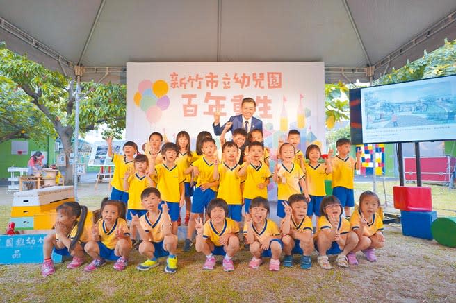 新竹市立新竹幼兒園將斥資1.3億元原地重建，預計2023年重生，屆時將新增5個班級，招收340名幼童。（陳育賢攝）