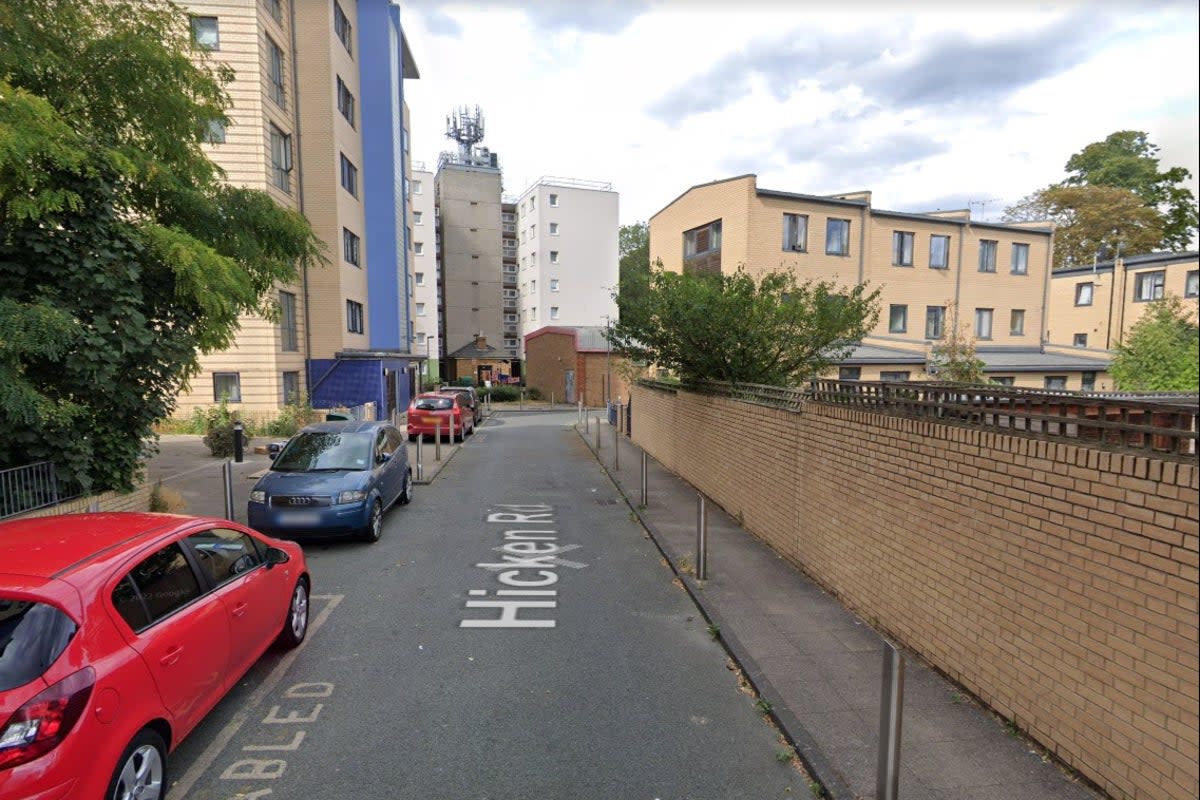 The man was found critically injured at a flat on Hicken Road  (Google Maps )