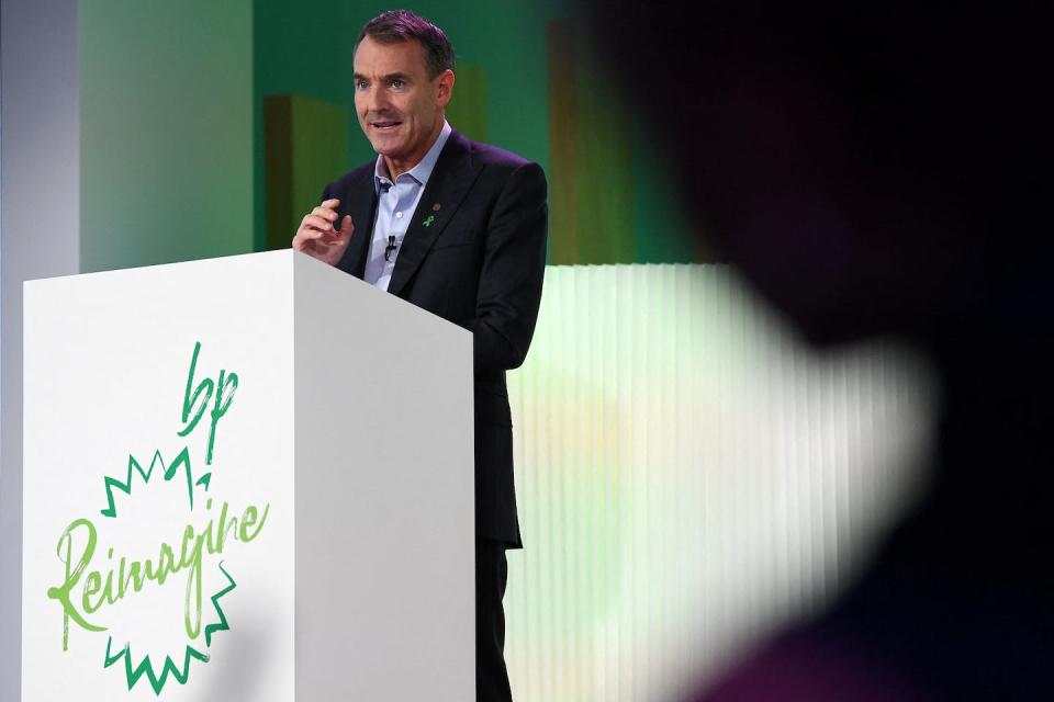 In 2020, then-BP CEO Bernard Looney declared that the oil company would achieve net-zero carbon emissions by 2050. In 2023, after record profits, BP announced it would increase fossil fuel production investment by about $1 billion a year for the rest of the decade. <a href="https://www.gettyimages.com/detail/news-photo/bernard-looney-speaks-during-an-event-in-london-on-february-news-photo/1200295678" rel="nofollow noopener" target="_blank" data-ylk="slk:Daniel Leal/AFP via Getty Images;elm:context_link;itc:0" class="link ">Daniel Leal/AFP via Getty Images</a>