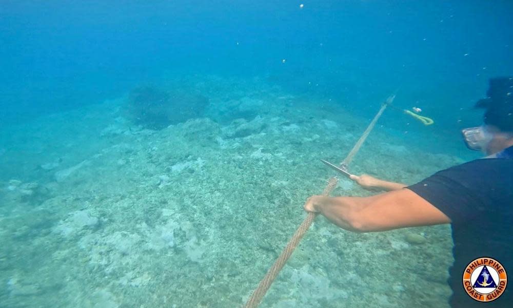 <span>Photograph: Philippine Coastguard Handout/EPA</span>