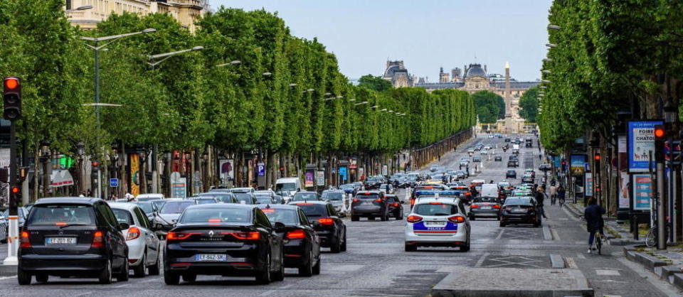 Ce lundi 30 août, la vitesse est abaissée à 30 km/h sur la plupart des axes routiers parisiens. (Photo d'illustration)
