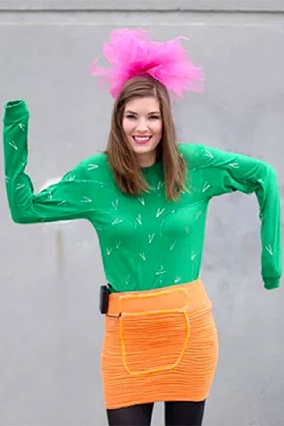 Easy Cactus Halloween Costume