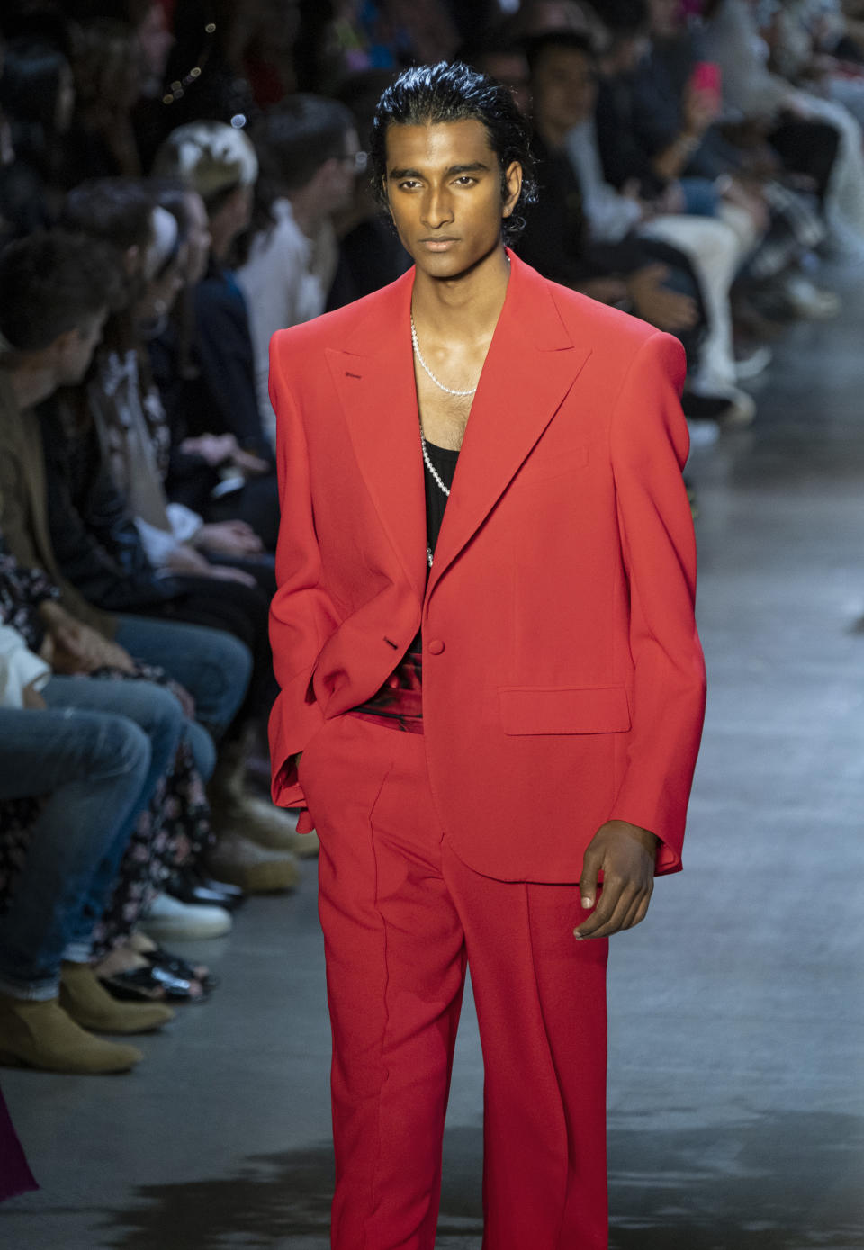 The Prabal Gurung collection is modeled during Fashion Week, Sunday, Sept. 8, 2019 in New York. (AP Photo/Craig Ruttle)