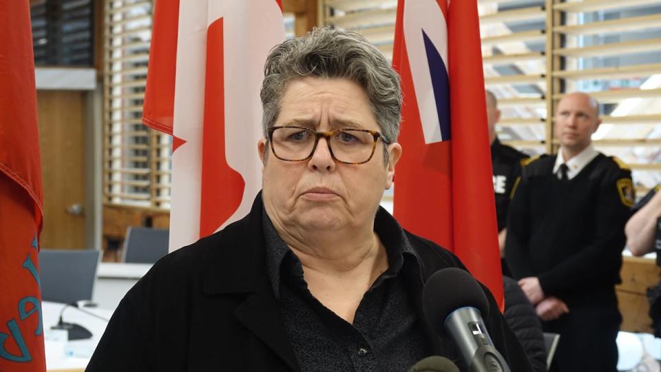 Sheila Braidek, executive director at Belleville & Quinte West Community Health Centre, says the past few days have been "brutal" for the city.
