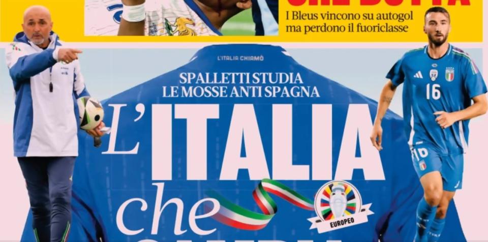 Today’s Papers: Italy change against Spain, Juve want Adeyemi