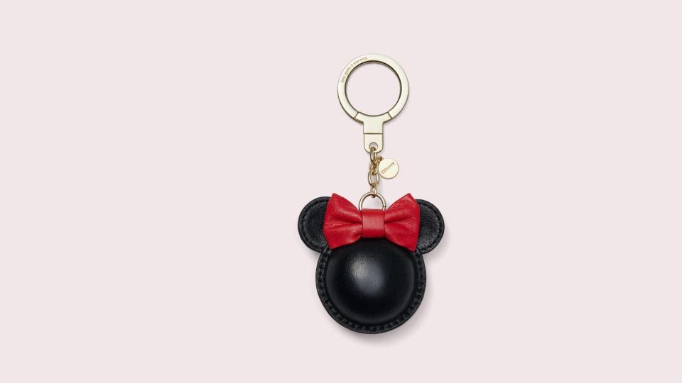 Gifts for Disney lovers: Kate Spade New York x Minnie Mouse keychain