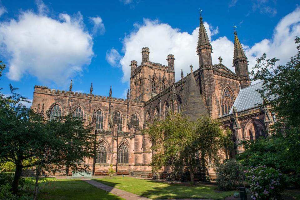 A view of the magnificent Chester Cathedral in the historic city of Chester in Cheshire, UK (Getty Images/iStockphoto)