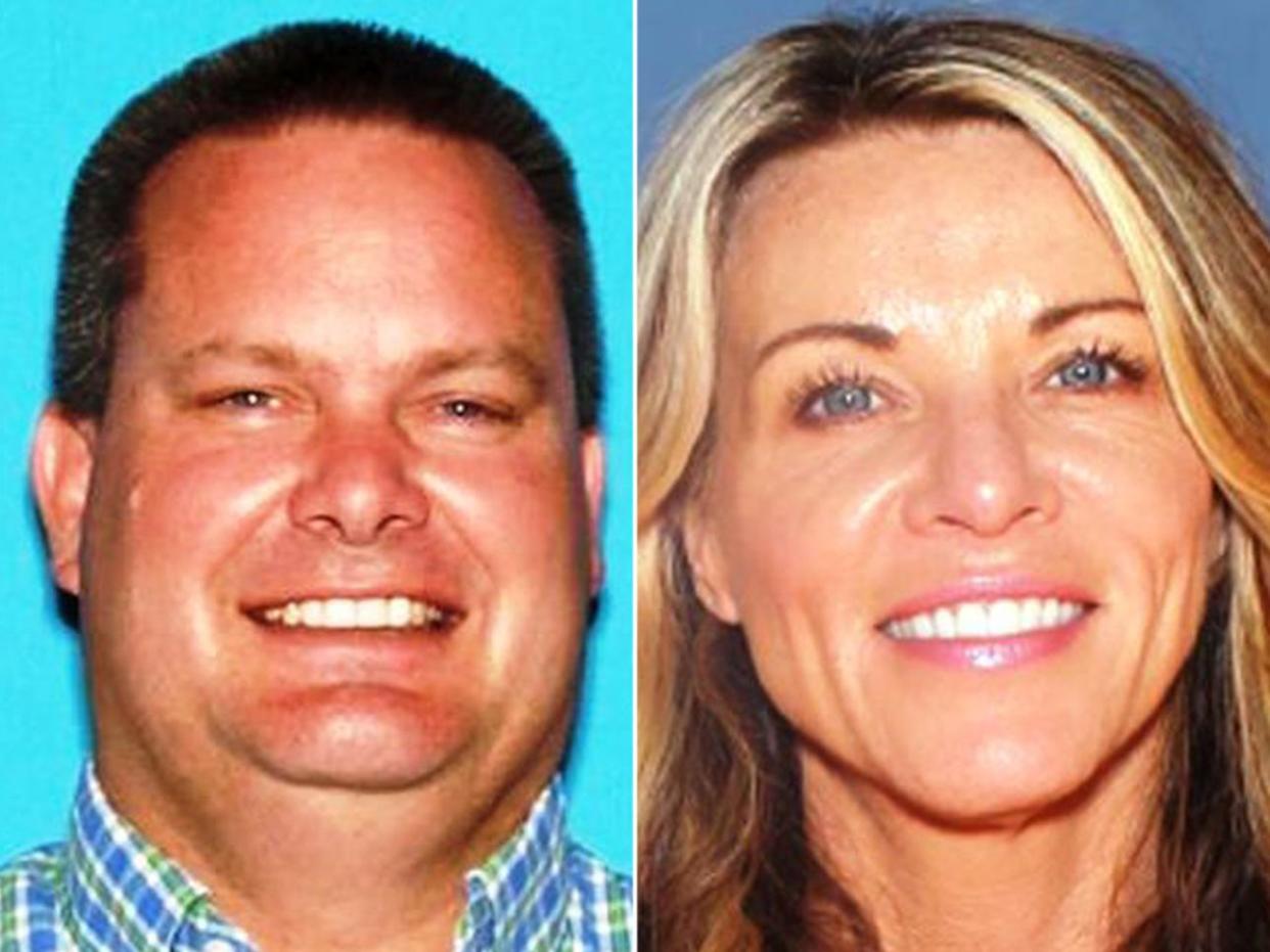 Lori Vallow, right, and her new husband, Chad Daybell, are wanted in the disappearance of the two children.