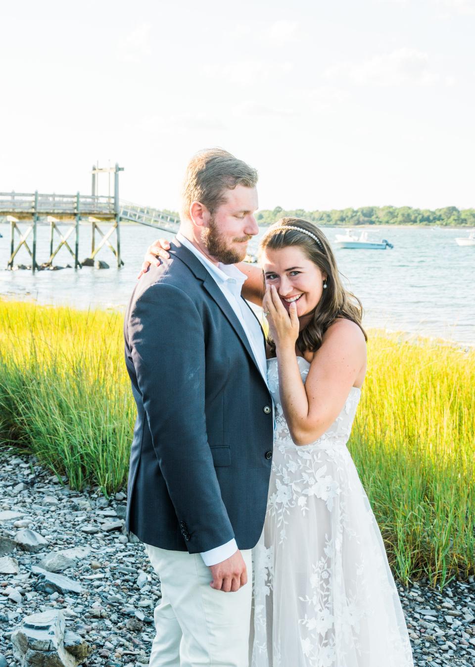 MacKenzie Newcomb and Benjamin Jerrom were married in  an intimate ceremony in Massachusetts.