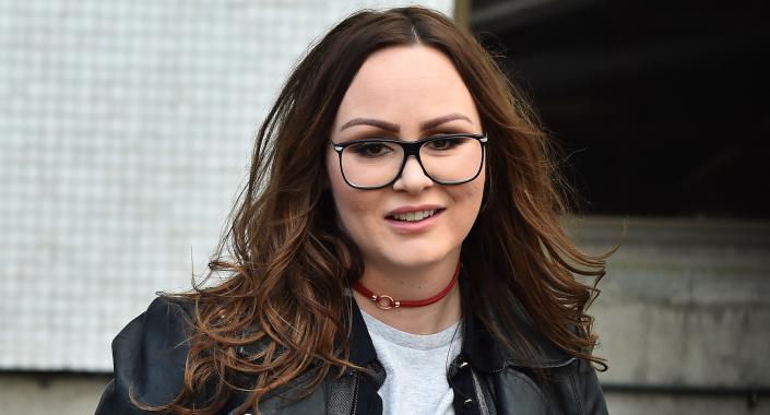 A close up image of Chanelle Hayes wearing glasses. (Getty Images)