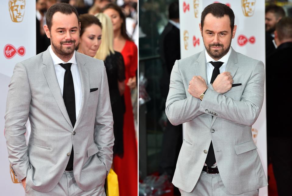 Danny Dyer arriving for the Virgin TV British Academy Television Awards 2017 held at Festival Hall at Southbank Centre, London. (PA)