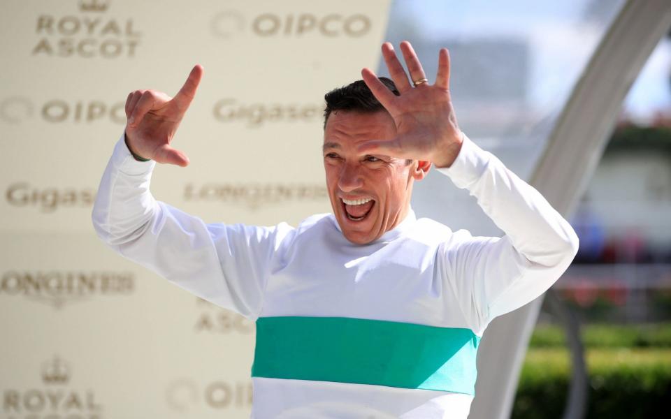 Frankie Dettori wins the leading jockey award during day five of Royal Ascot  - PA