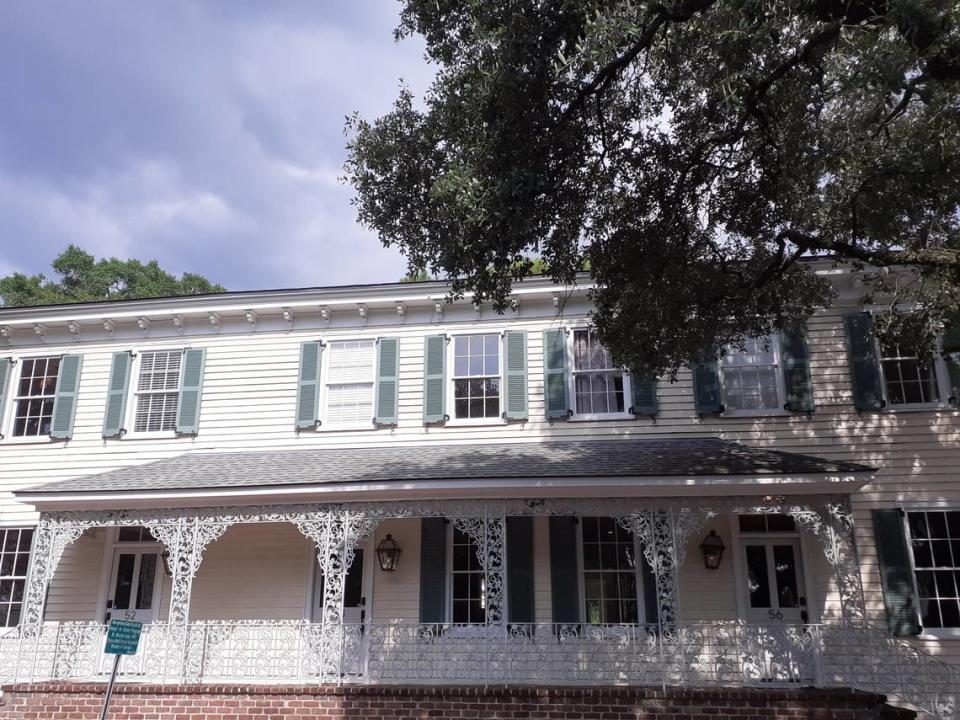 Una casa del siglo XIX en el casco antiguo de Savannah.