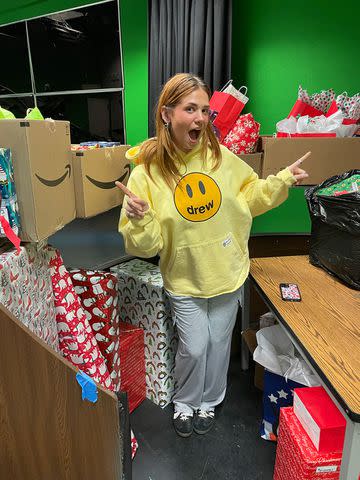 <p>courtesy cheri guy</p> Cheri Guy's daughter Kaitlyn, 24, flew in from Arizona to help her mom wrap presents