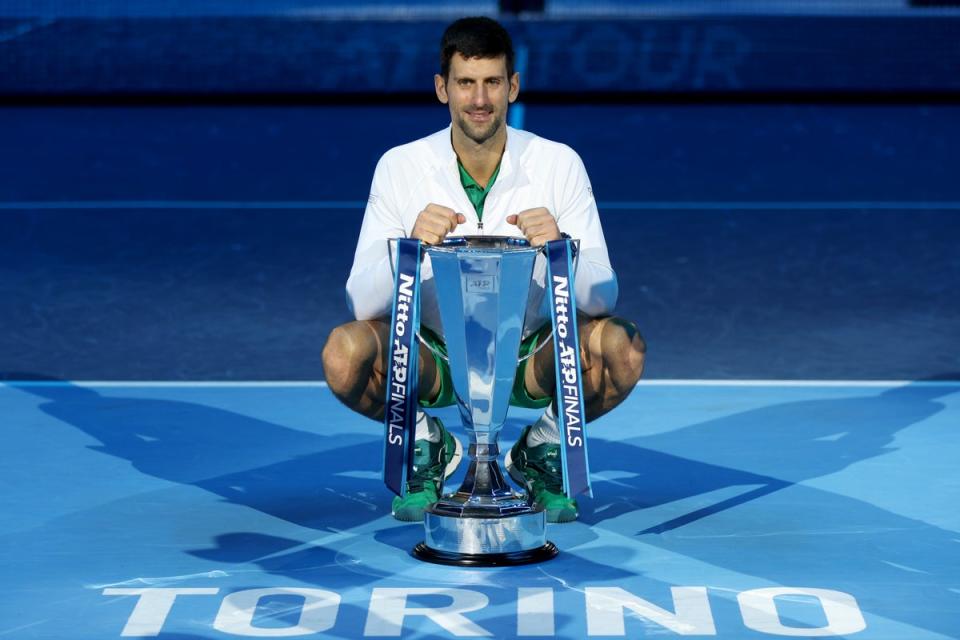 Novak Djokovic won the 2022 ATP Finals  (Getty Images)