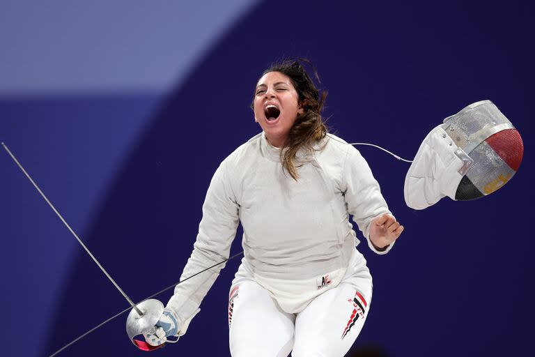 Nada Hafez. (Photo by Carl Recine/Getty Images)