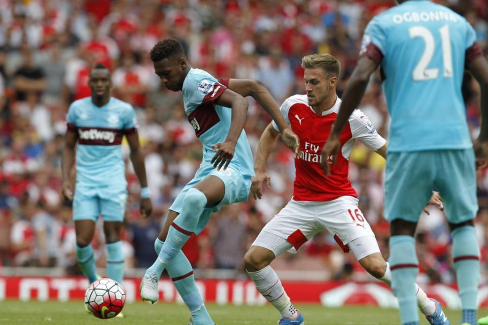 Reece Oxford impressed when making his West Ham debut against Arsenal (AFP via Getty Images)