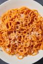 <p>Missing noodles this Passover? Make these <a href="https://www.delish.com/cooking/recipe-ideas/a24175464/cacio-e-pepe-recipe/?gclid=Cj0KCQiA4aacBhCUARIsAI55maEeoN2Qba_fupPUnR6yOXiRVDzCWC6ejQ979xdQne5-0wVj-9Wmb18aAu4hEALw_wcB" rel="nofollow noopener" target="_blank" data-ylk="slk:cacio e pepe;elm:context_link;itc:0;sec:content-canvas" class="link ">cacio e pepe</a> <a href="https://www.delish.com/holiday-recipes/thanksgiving/g622/sweet-potato-recipes/" rel="nofollow noopener" target="_blank" data-ylk="slk:sweet potato;elm:context_link;itc:0;sec:content-canvas" class="link ">sweet potato</a> noodles. Tossed in buttery black pepper sauce and showered with Parmesan and Pecorino, these sweet potato noodles are so delicious that no one will even think about asking for “regular” <a href="https://www.delish.com/cooking/recipe-ideas/g3176/weeknight-pasta-dinners/" rel="nofollow noopener" target="_blank" data-ylk="slk:pasta;elm:context_link;itc:0;sec:content-canvas" class="link ">pasta</a>.</p><p>Get the <strong><a href="https://www.delish.com/cooking/recipe-ideas/a42165740/sweet-potato-noodles-recipe/" rel="nofollow noopener" target="_blank" data-ylk="slk:Cacio E Pepe Sweet Potato Noodles recipe;elm:context_link;itc:0;sec:content-canvas" class="link ">Cacio E Pepe Sweet Potato Noodles recipe</a></strong>.</p>