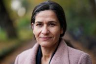 The President of the Executive Committee of the Syrian Democratic Council Ilham Ahmed poses for a portrait in central London