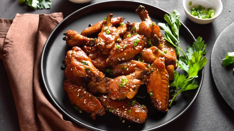 honey soy chicken wings