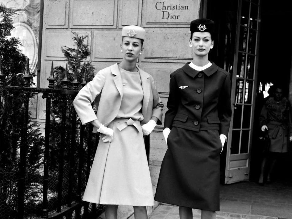 Air France flight attendants in 1962